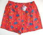 KEITH HARING ZARA UNDERWEAR BOXERS COTTON RED NWT DANCING PEOPLE size 
