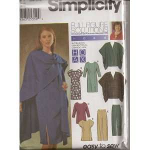  Simplicity 9954, Womens Dress or Tunic, Pants And Wrap 