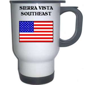 US Flag   Sierra Vista Southeast, Arizona (AZ) White Stainless Steel 