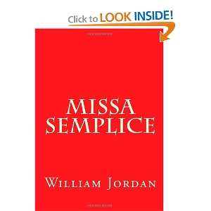  Missa Semplice (9781463749637) William Jordan Books