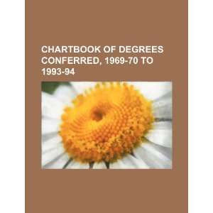  Chartbook of degrees conferred, 1969 70 to 1993 94 