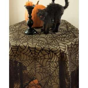 Gothic Lace Spiderweb Table Topper 