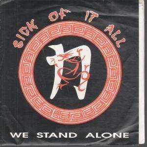  WE STAND ALONE 7 INCH (7 VINYL 45) US IN EFFECT 1991 