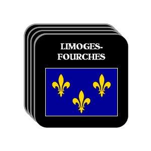  Ile de France   LIMOGES FOURCHES Set of 4 Mini Mousepad 