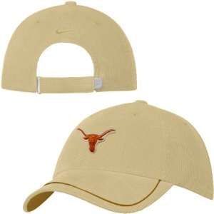   Texas Longhorns Natural Ladies Washed Corduroy Hat