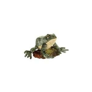  Plush Bullfrog 8.5 Inch Sitting Stuffed Frog By Fiesta 