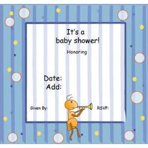 Ants Marching Baby Shower Invitations