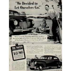  We Decided to Let Ourselves Go  1940 DeSoto Ad 