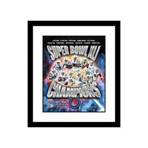 2007 Indianapolis Colts Super Bowl XLI Champions Collage Framed 8 x 