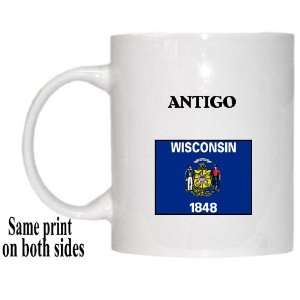    US State Flag   ANTIGO, Wisconsin (WI) Mug 