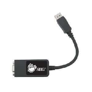 New Siig Accessory Cb Dp0082 S1 Displayport To Vga Adapter Rohs Retail 
