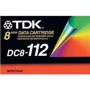  TDK 2.5/5.0GB 8MM 112M Cart 367Ft For Helical Scan Drives 