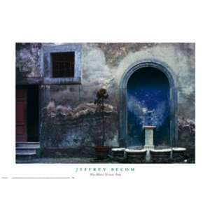 Blue Alcove, Orvieto, Italy by Jeffrey Becom 27x19  