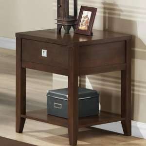 Wholesale Interiors New Jersey End Table   Brown 