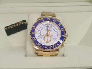 Mens 18K Yellow Gold Rolex Yachtmaster II  