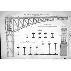  1868 THEISS BRIDGE SZEGEDIN PRUSSIA CESANNE ENGINEER 