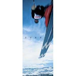 Motivational   Soar   Skier Canvas 