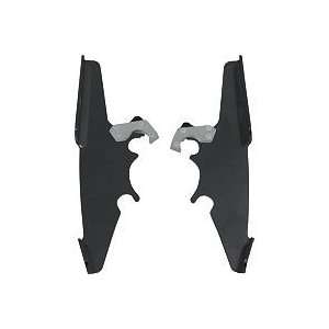   MEMPHIS SHADES TRIGGER LOCK PLATE ONLY KIT FOR BATWING FAIRING   BLACK