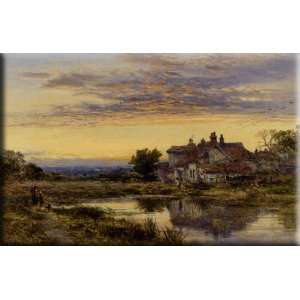   Homestead 16x10 Streched Canvas Art by Leader, Benjamin Williams Home