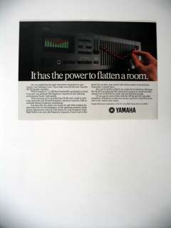 1985 print Ad for Yamaha GE 60 GE60 Graphic Equalizer  