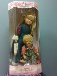 Collectible Memories Vintage Doll NIB w/ Little Sister Stands Included 