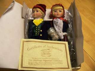 Heritage Signature Collection, Erik & Eva Ski Dolls *NEW*  