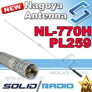 This is original Nagoya car antenna NL 770H. 100% new, factory packed 