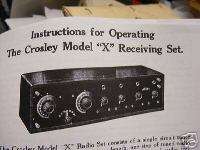 ALL 1919 to 1953 Crosley Radio SERVICE MANUAL CD HUGE  