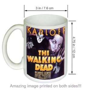  The Walking Dead Boris Karloff Horror Movie COFFEE MUG 