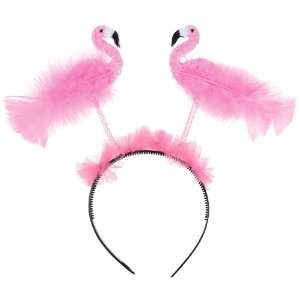   Party By Amscan Glitter Flamingo Luau Head Bopper 