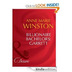 Billionaire Bachelors Garrett Anne Marie Winston  Kindle 