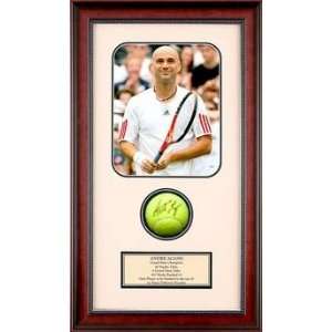 Andre Agassi Autographed Ball Memorabilia