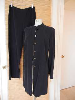 GIORGIO ARMANI pant suit long jacket 10 fits 8 NW GR8  
