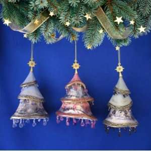  Thomas Kinkade *Christmas Tree Ornaments* SET of 3 From Kinkade 