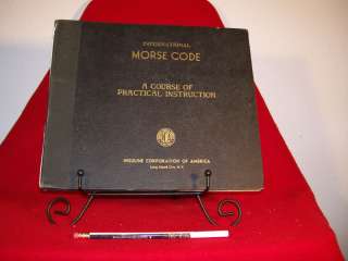Morse Code Instruction, 33RPM Vinyls.  