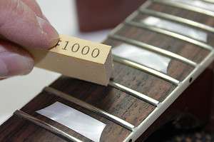 Guitar Fret Poilishing Erasers 1000 Grit Set of 2  