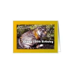   Age Specific 100th ~ Fractalius Bengal Tiger Art Card Toys & Games