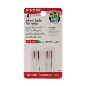  Singer Regular Point Machine Needles Size 9/70 4/Pkg 4877 