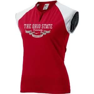  Nike Ohio State Buckeyes Scarlet Ribbon Raglan Short 