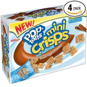 Kelloggs Pop Tart Mini Crisps Frosted Toasted Pastries, Brown Sugar 