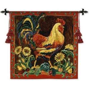  Rooster Rustic 35x35 Furniture & Decor