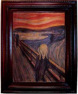 Munch   The Scream Framed Canvas  