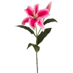  Faux 33 Casablanca Lily Spray Rubrum (Pack of 12) Patio 
