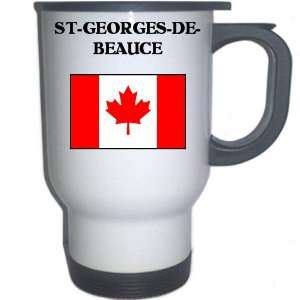  Canada   ST GEORGES DE BEAUCE White Stainless Steel Mug 