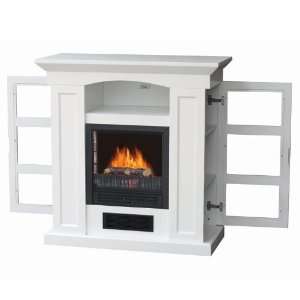  Stonegate FP08 21 10 WHT Electric Fireplace With Side 