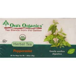  Oras Oraganics Peppermint Tea   20 Bags Health 