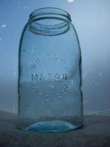 Antique MASON WHITNEY PATD 1858   Blue Color  