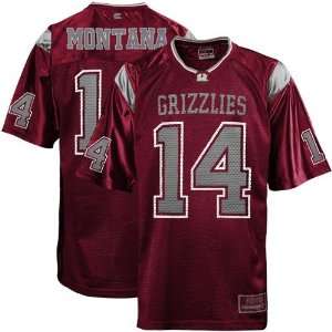  Montana Grizzlies Youth #14 Maroon Rivalry Football Jersey 
