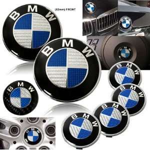  2002 2009 BMW E65 E66 745 750 Carbon Blue Emblems with 