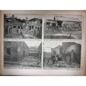 WW1 1916 Levant Ships Lemnos Navy Bombed Building Ruins 